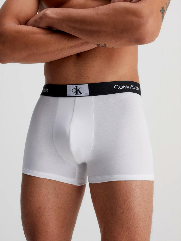 Calvin Klein Herren Trunk XS Black, White, Grey Heather, XS Black, White, Grey Heather
