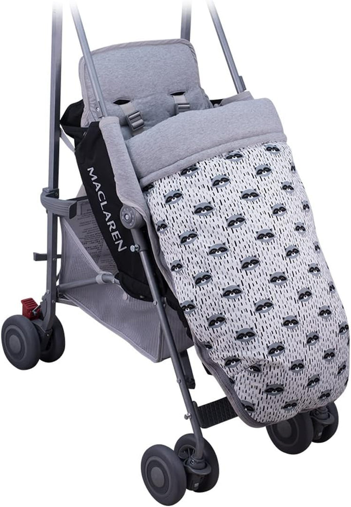 JYOKO KIDS Fusssack Kompatibel mit Maclaren Raccoon BAUMWOLLE, Raccoon BAUMWOLLE