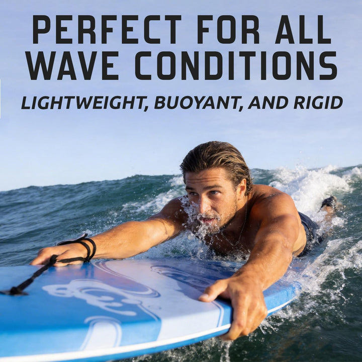 Breeze 104,1 cm Bodyboard – Leichtes EPS-Core-Bodyboard mit IXPE-Deck, HDPE Slick Bottom, Halbmondsc