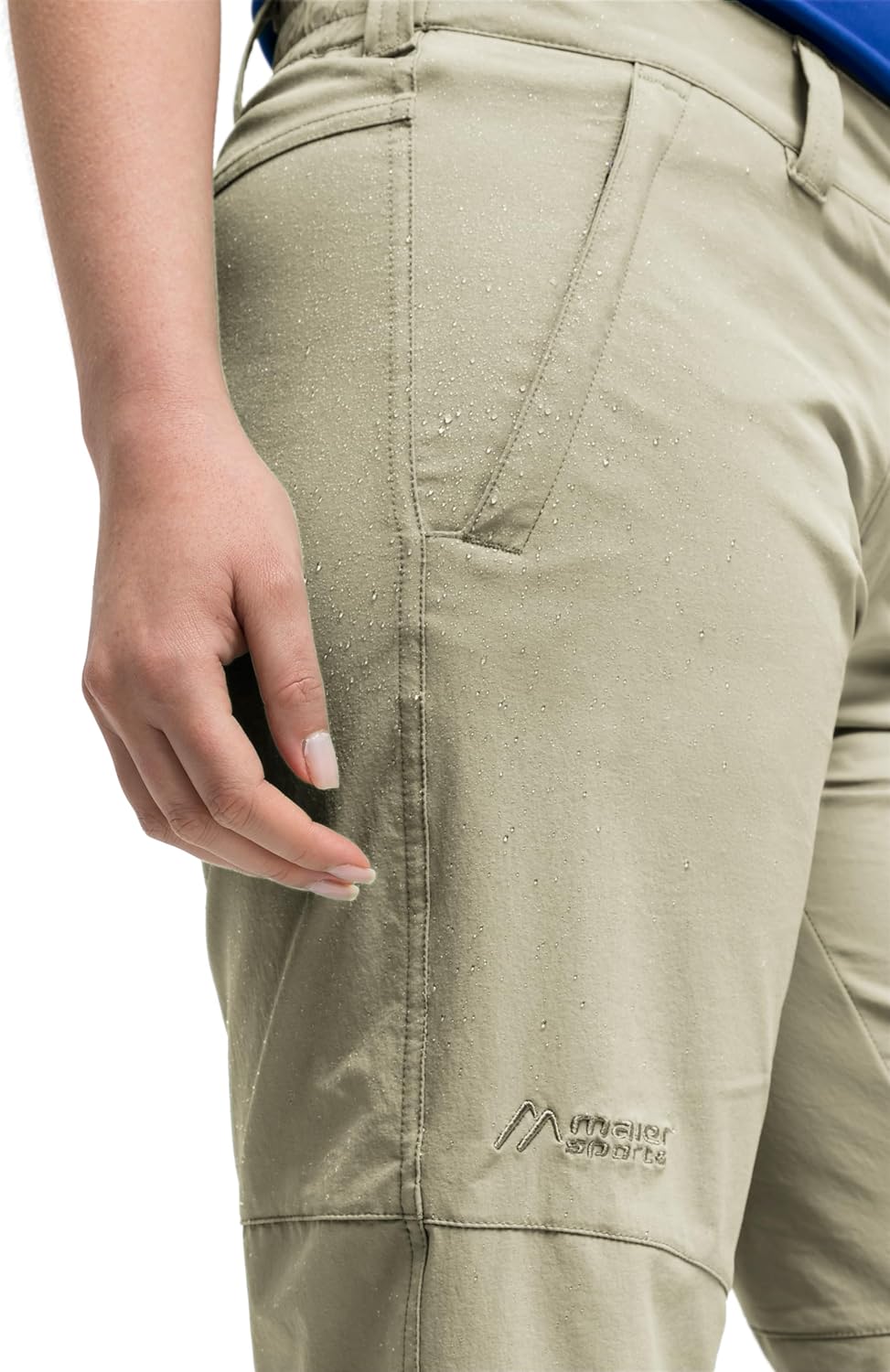 Maier Sports Damen Bermuda Lawa 46 Brown Rice, 46 Brown Rice