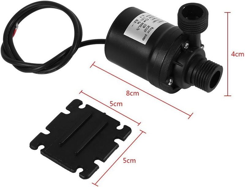 DC 24V Solarwasserzirkulationspumpe Ruhiger Bürstenloser Motor Tauchwasserpumpe