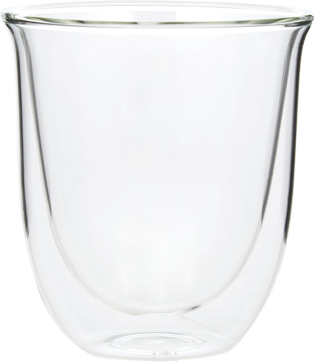 Thermisches Glas DeLonghi DLSC311 Doppelwandiges Cappuccino-Set, 2 Stück (1 Packung), transparent, D