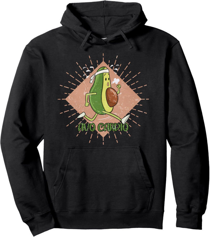 Avo Cardio - Avocado Cardio Fitness Pullover Hoodie