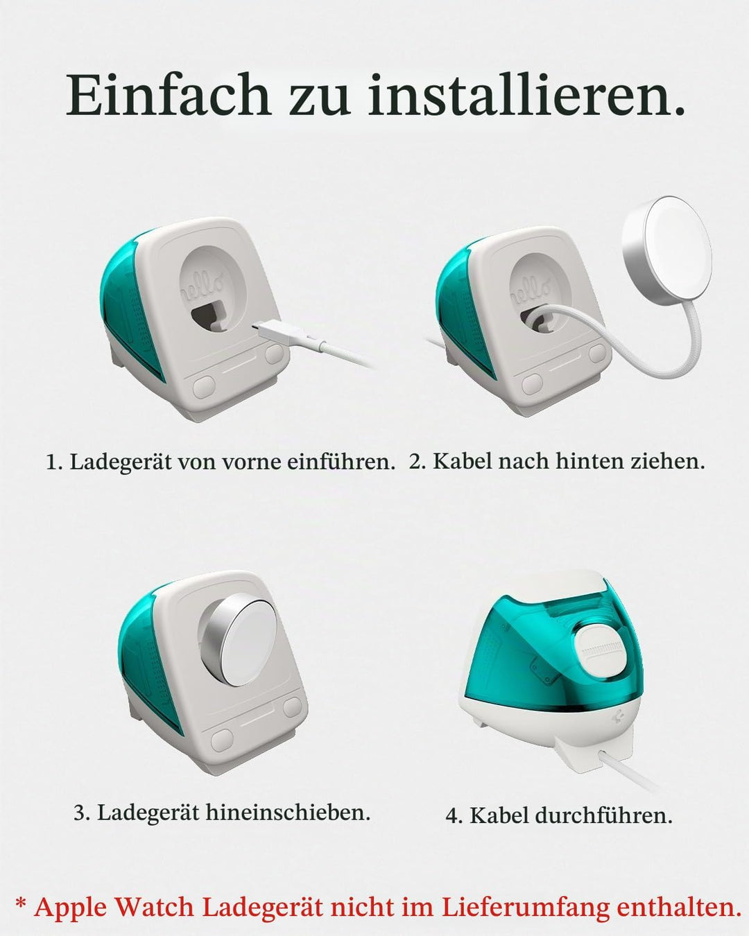 Spigen Classic C1 Ständer Entwickelt für Apple Watch Ladestation für Apple Watch Ultra 3/2/1 und Ser