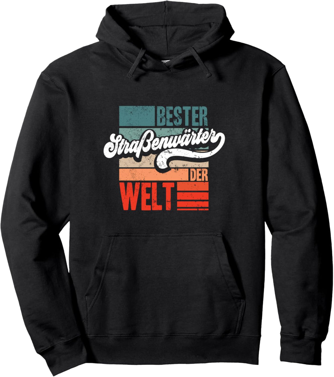 Bester Strassenwärter Der Welt Bauhof Strasse Spruch Vintage Pullover Hoodie