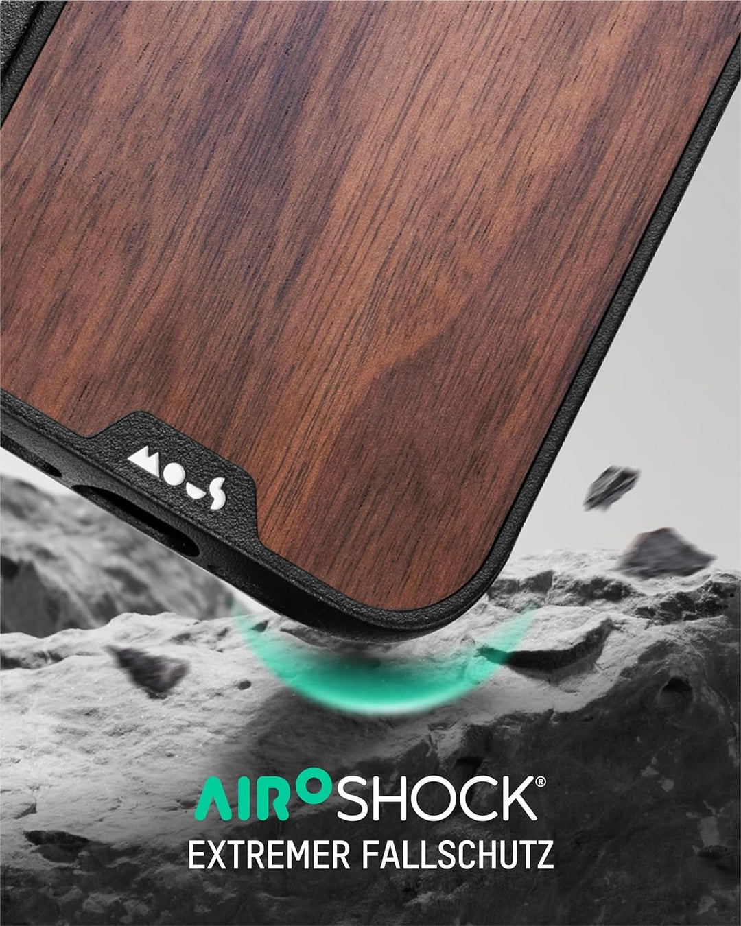 Mous Hülle für iPhone Air 6,5", kompatibel mit MagSafe [Kamerasteuerung Cover] - Limitless - Schütze