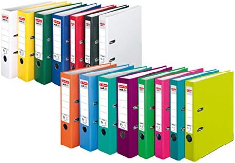 Ordner maX.file protect A4, Rückenbreite 8 cm, neon-grün, 1 Stück (Packung mit 4) 8cm (Packung mit 4