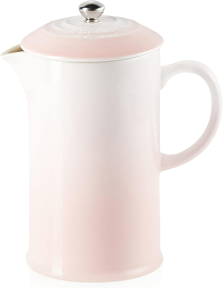 Le Creuset Kaffeebereiter aus Steinzeug, 1 L, Shell Pink, 60706087770003 Garnet, Garnet