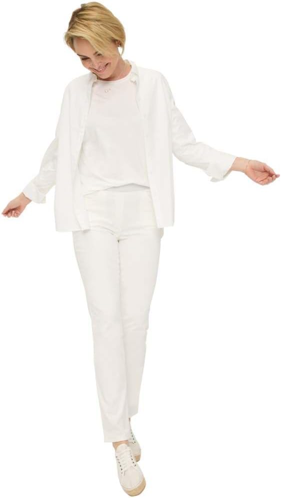 Raphaela by Brax Style Pamina Fun Damen Schlupfhose Slim Fit 29W / 32L Off-white, 29W / 32L Off-whit