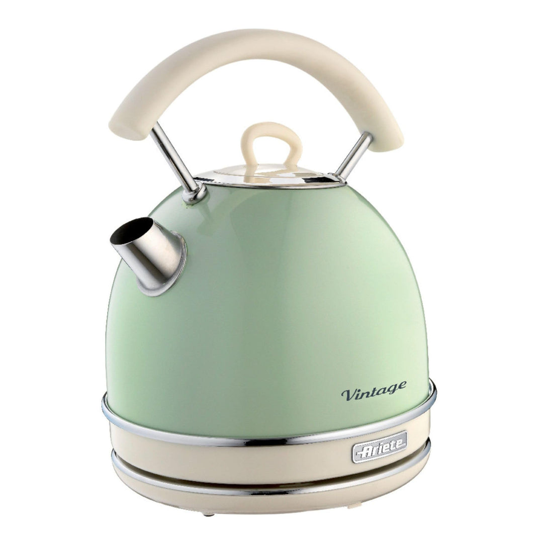 Ariete Vintage Wasserkocher 2877, Retro Elektrischer Wasserkocher mit Sichtbarem Wasserstand, Kabell