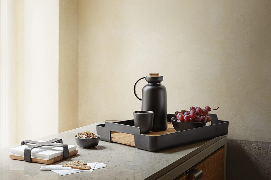 EVA SOLO | Silhou. Isolierkanne 1l black | Zu 100 % tropffreie Isolierkanne mit Stahleinsatz | Black