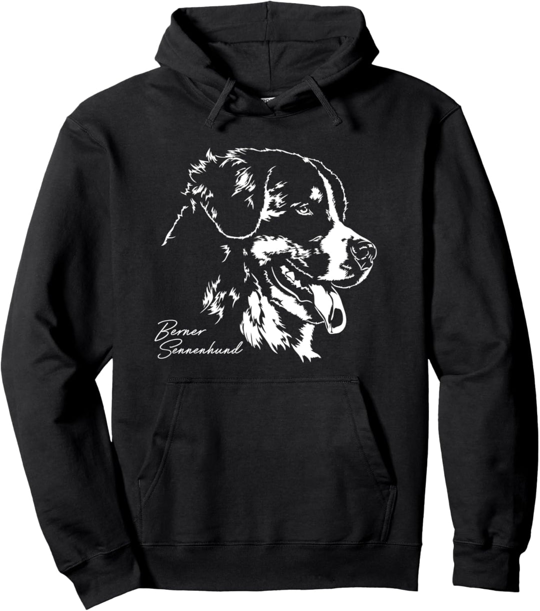 Berner Sennenhund Hund Hunde Portrait Wilsigns Pullover Hoodie