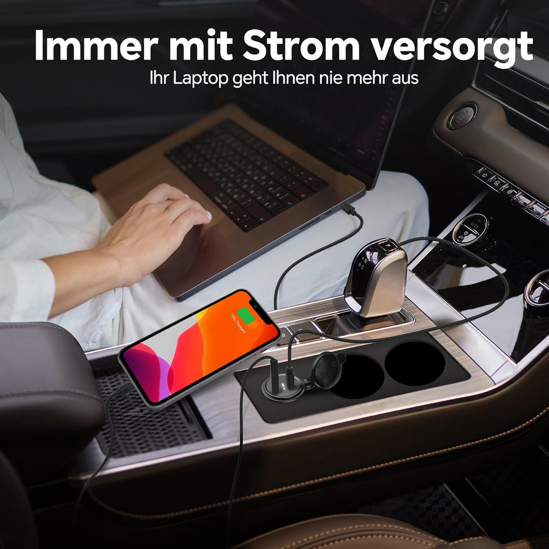 acegoo 12V USB C Steckdose 65W PD &amp; 18W QC, Wohnmobil Auto USB Dose Buchse 12 Volt KFZ Wasserdicht L