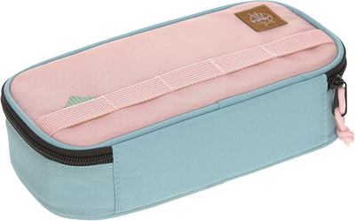 LÄSSIG Schlampermäppchen Stiftemäppchen School Spacy Pencil Case Unique Rose/Blue/Black, Rose/Blue/B