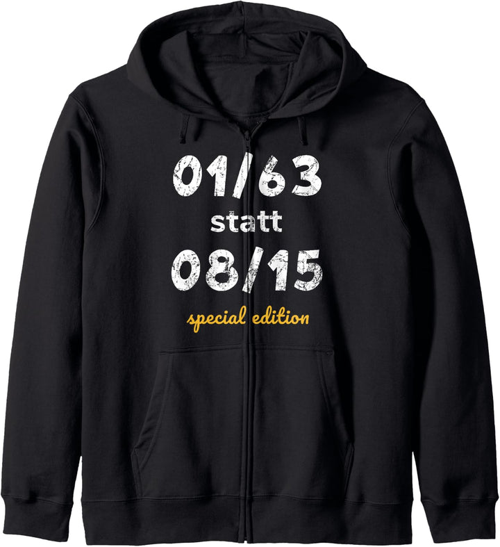 Geburtstag Januar 1963 Jahrgang 1963 61. Geburtstag Geschenk Kapuzenjacke