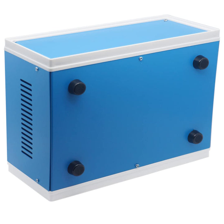 Zulkit Elektronisches Gehäuse, Metall, 320 x 268 x 120 mm, Blau 12.6" x 10.6" x 4.7", 12.6" x 10.6"