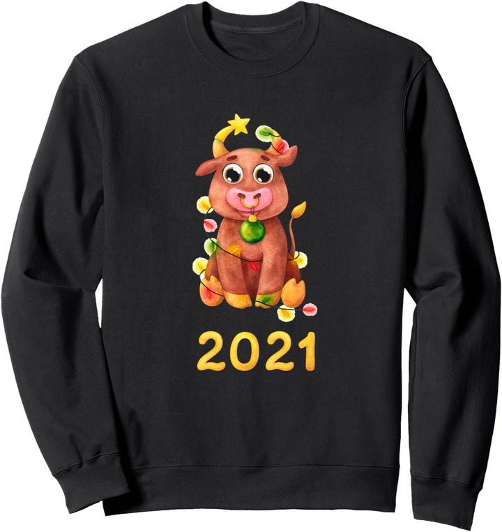 Chinesisches Neujahr - Nettes Stiersymbol 2021 - Horoskop Sweatshirt