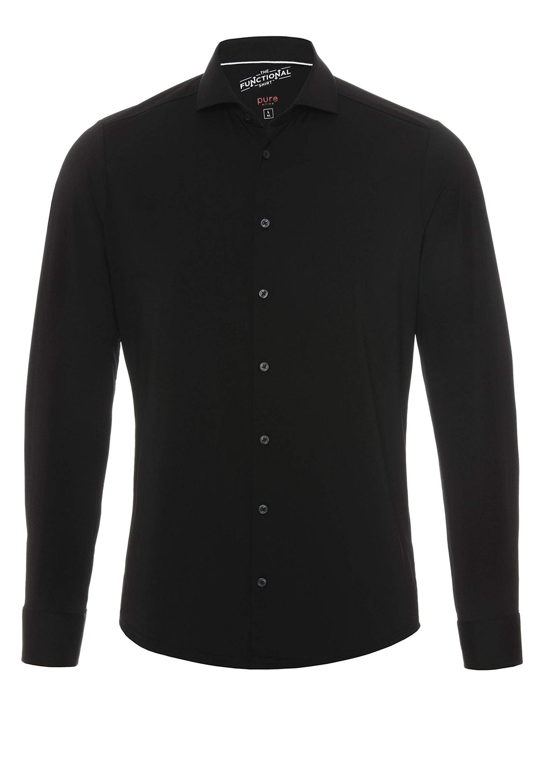 pure h. tico Herren Hemd 38 Schwarz, 38 Schwarz