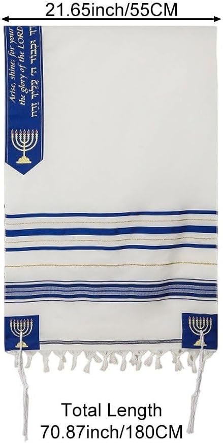Tallit-gebetsschal, Traditioneller Messianischer Tallit-gebetsschal, Jüdisch-christlicher Israel-geb
