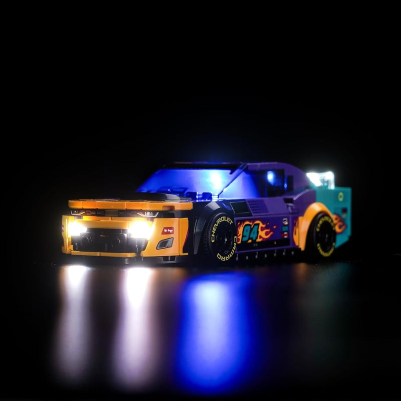 LocoLee Licht Kompatibel mit Lego 76935 NASCAR Next Gen Chevrolet Camaro ZL1, Nur Lichter Set - Kein