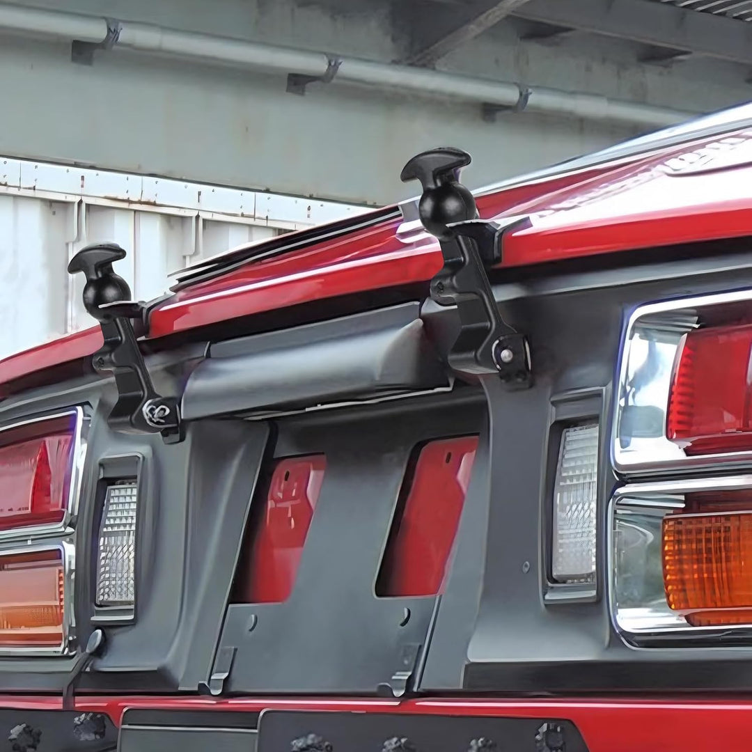 4X Elastischer Haubenhalter Gummi Haubenverschluss T Griff Spannverschluss Gummi Halterung Motorhaub