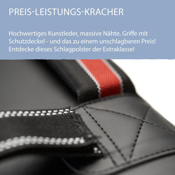 Ju-Sports Doppelhand Schlagpolster Kampfsport 1 STK I Grosse Pratze aus Kunstleder I Ideal zum Train