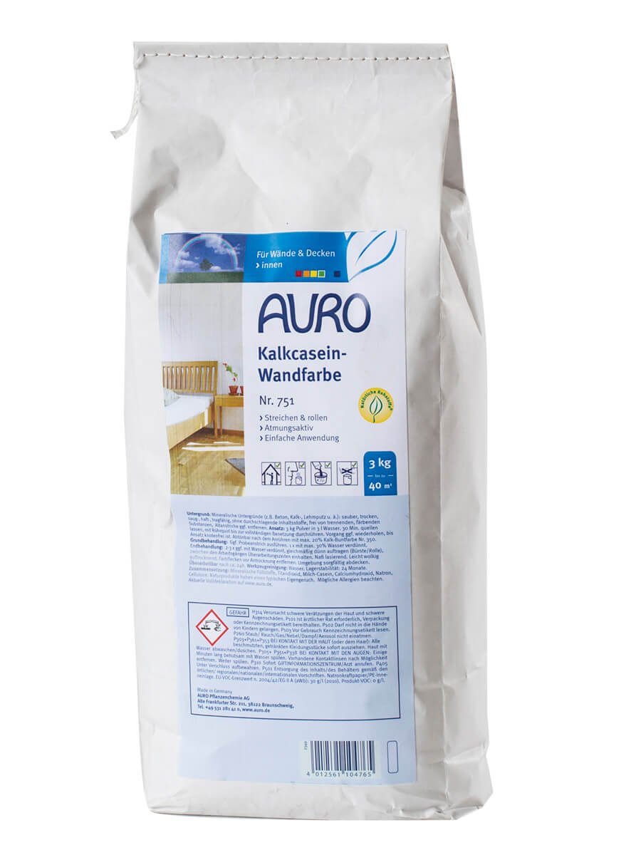 Auro Kalkcasein-Wandfarbe Nr. 751, 3 kg