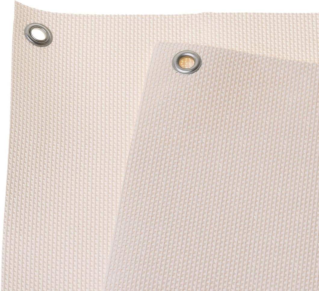 Ventanara® Balkonverkleidung Sichtschutz PVC Balkonumspannung Zaun Verkleidung Blende Windschutz Fol