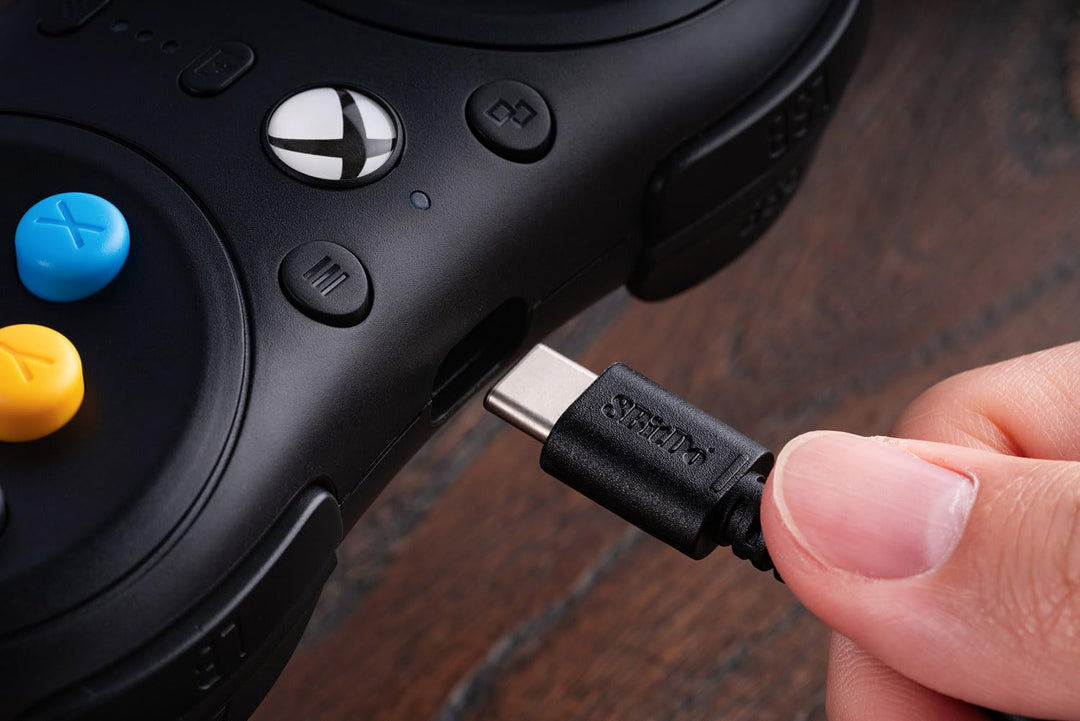 8Bitdo M30 Wired Controller for Xbox Series X|S, Xbox One, and Windows with 6-Button Layout - Offici