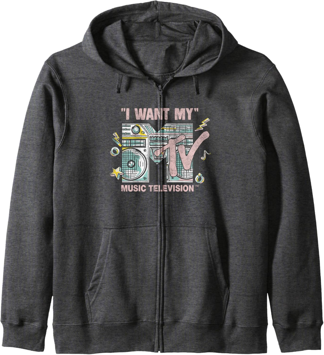 MTV Logo I Want My MTV Boombox Kapuzenjacke