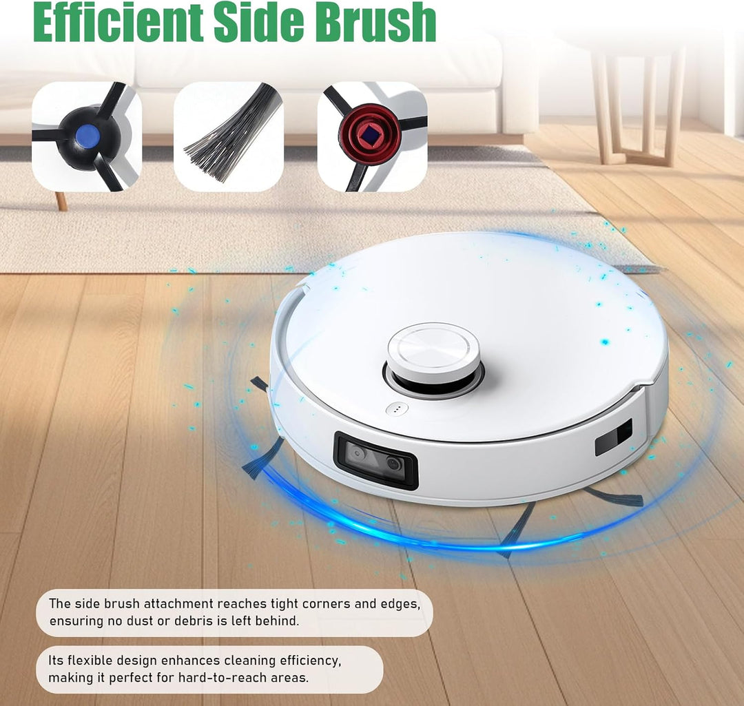 Zubehör Set für ECOVACS DEEBOT N20 Plus, N20, N20 Pro Plus, 1 Rollenbürste, 4 Wischtücher, 4 HEPA-Fi