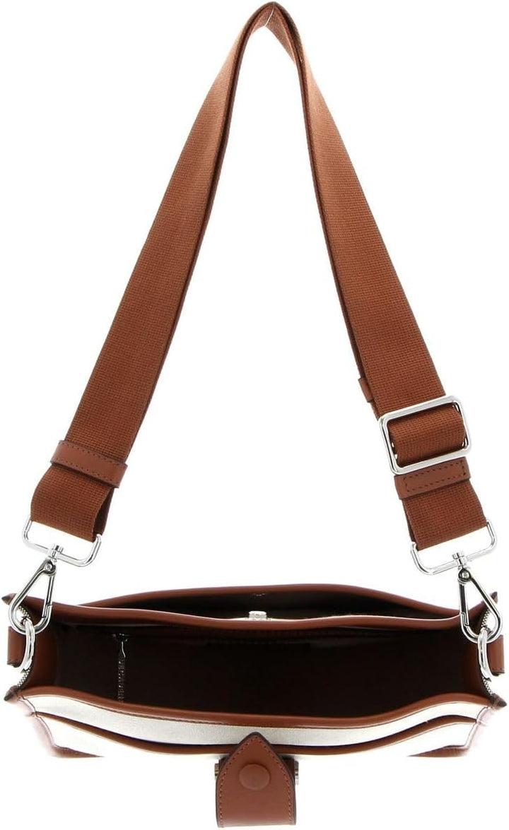 DECADENT Isabella Small Canvas Crossover Cognac