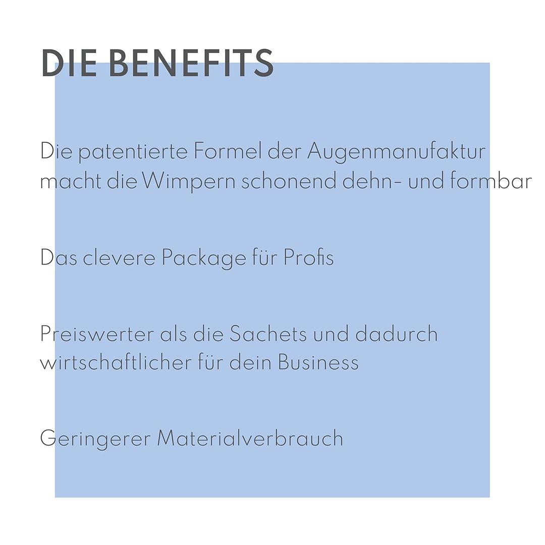 Augenmanufaktur Wimpernlifting Duo Set professionell für lange voluminöse natürliche Wimpern - Lifti