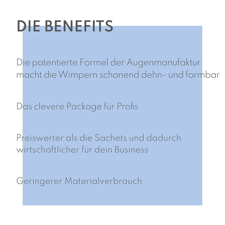 Augenmanufaktur Wimpernlifting Duo Set professionell für lange voluminöse natürliche Wimpern - Lifti
