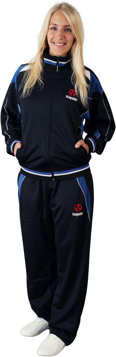 Hayashi Trainingsanzug 128 Schwarz - Blau, 128 Schwarz - Blau