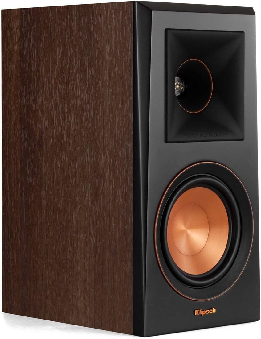 Klipsch RP-500M Lautsprecher, 75 W, Verkabelt (Braun) Walnuss, Walnuss