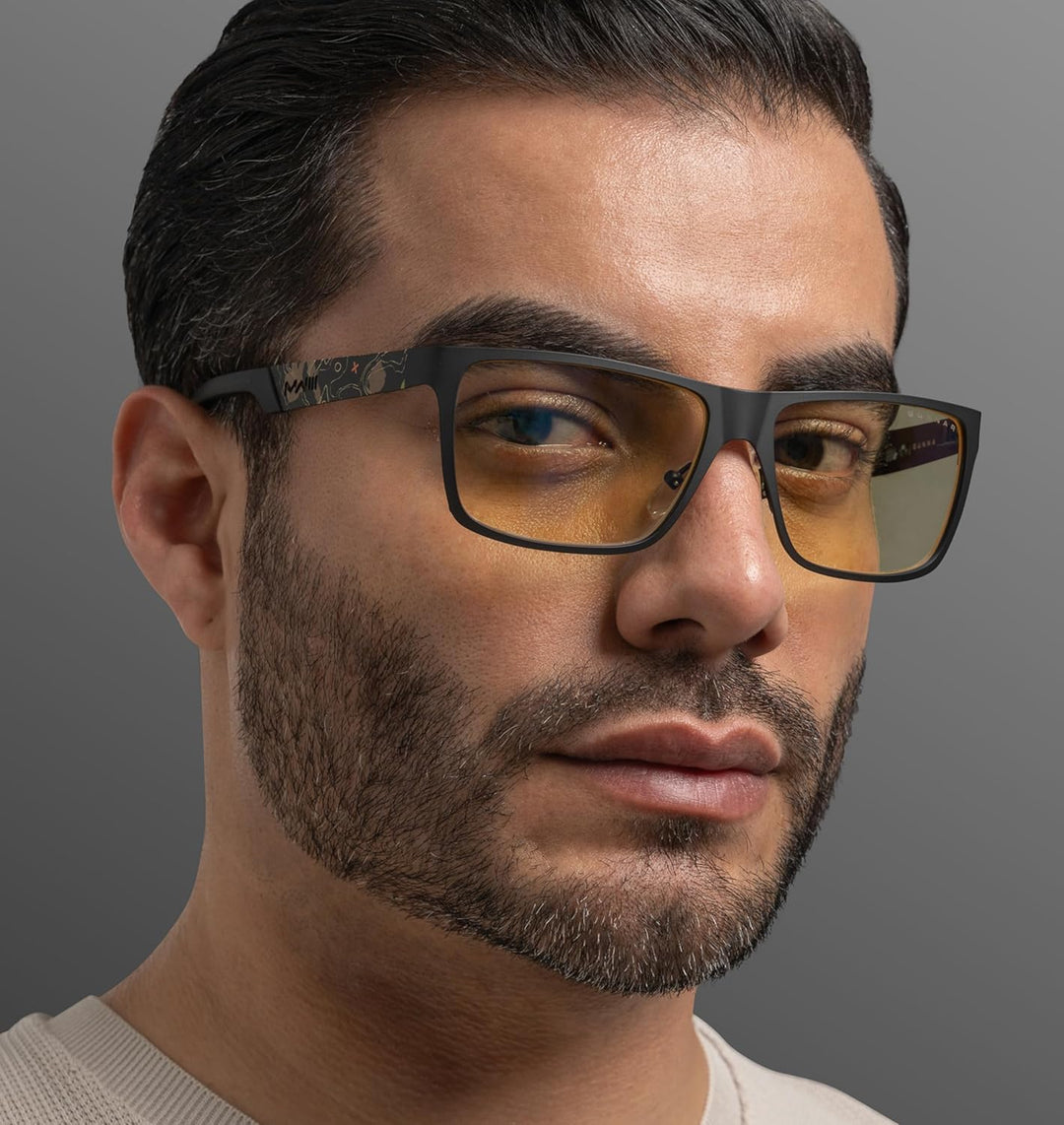 Gunnar Brille gegen blaues Licht – UAV Edition Call Of Duty | Farbe: Onyx Topo | Farbtöne: Amber (65