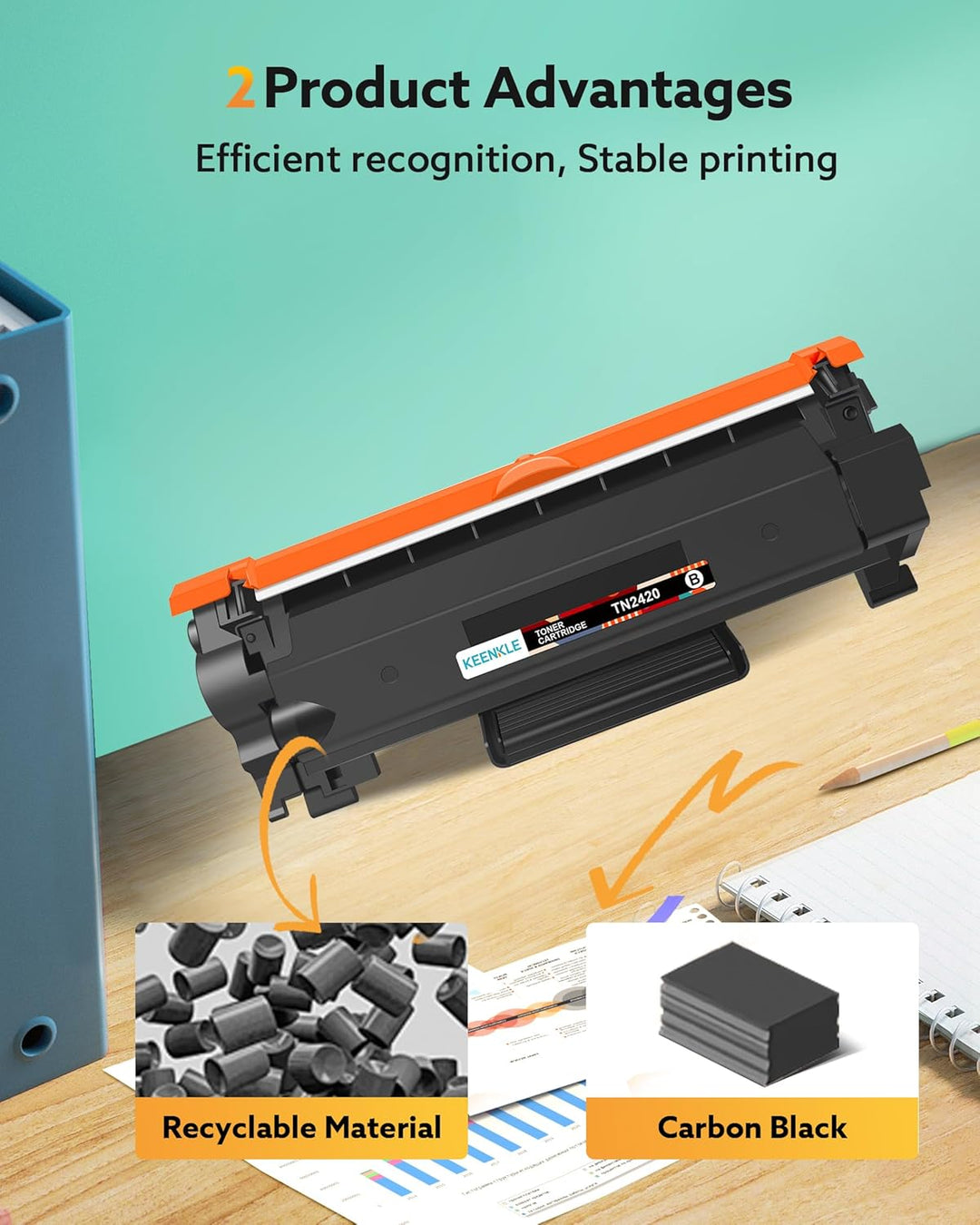 TN2420 TN-2420 Kompatibel für Brother TN2420 TN2410 für Toner Brother MFC L2710DW MFC-L2710DN HL-L23