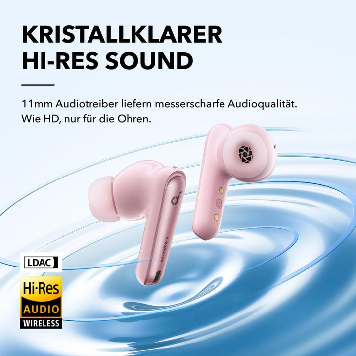 soundcore by Anker Liberty 4 NC Kabellose Earbuds mit Geräuschunterdrückung, 98,5% Noise Cancelling,