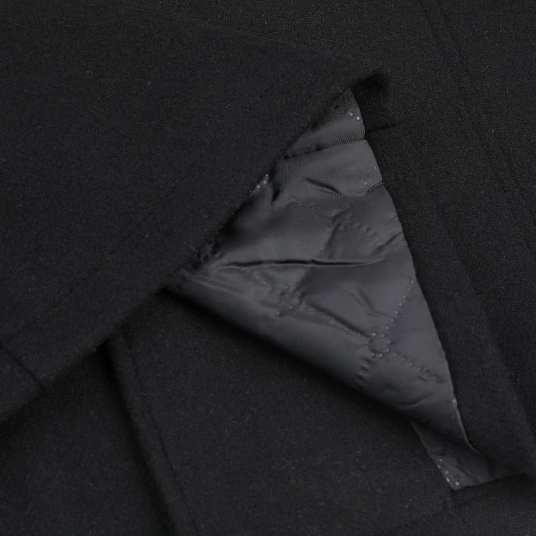 YOUTHUP Herren Wollmantel Dick Winter Kurzmantel Regular Fit Wintermantel Freizeit Herrenmantel Über