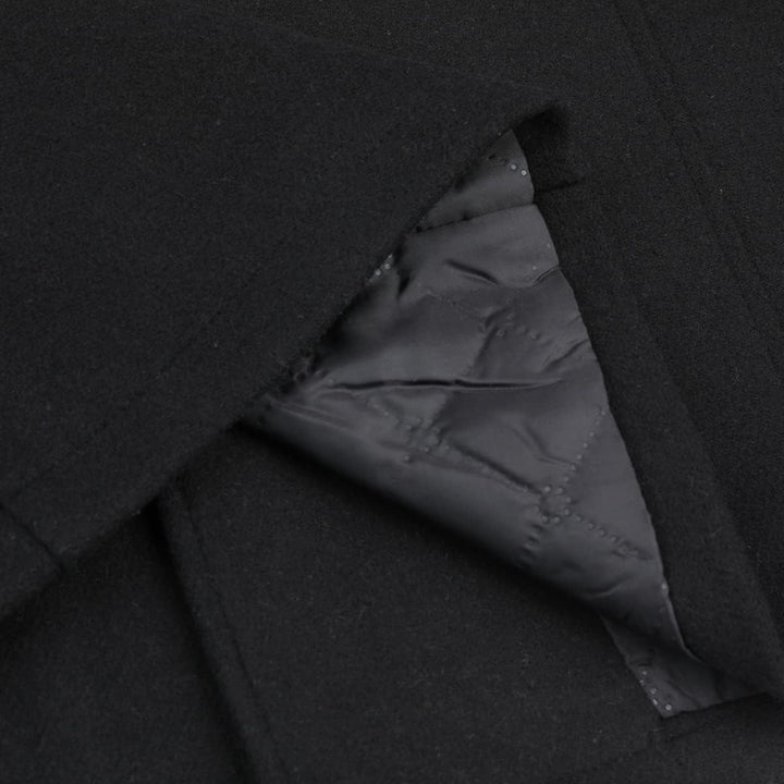 YOUTHUP Herren Wollmantel Dick Winter Kurzmantel Regular Fit Wintermantel Freizeit Herrenmantel Über