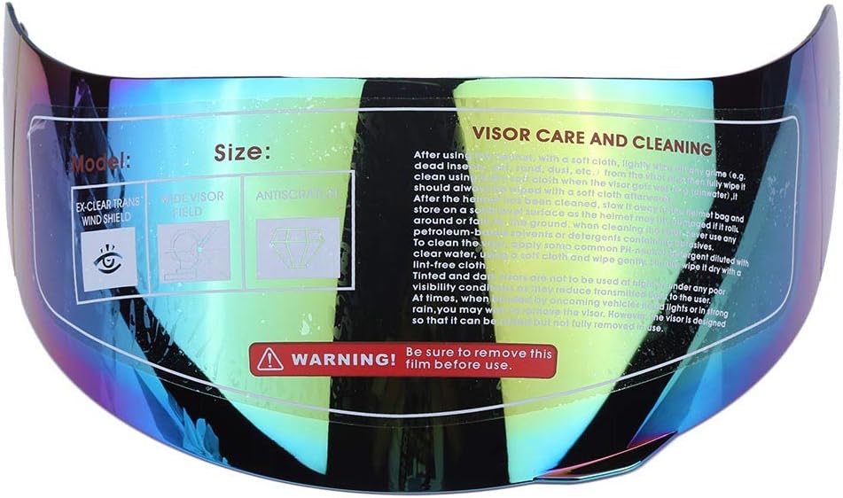 Motorrad Doppelobjektiv Vollvisier Helm Visierschild Windschutzscheibe Ersatz für 316 902 AGV K5 K3S