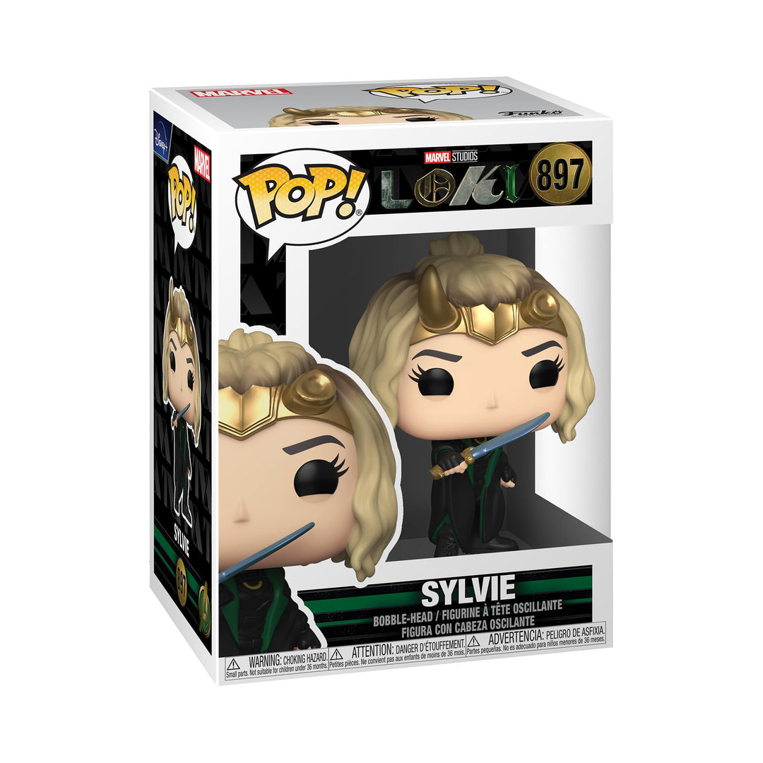 Funko Pop! Marvel: Loki - Sylvie mit Cape - Vinyl-Sammelfigur - Geschenkidee - Offizielle Handelswar