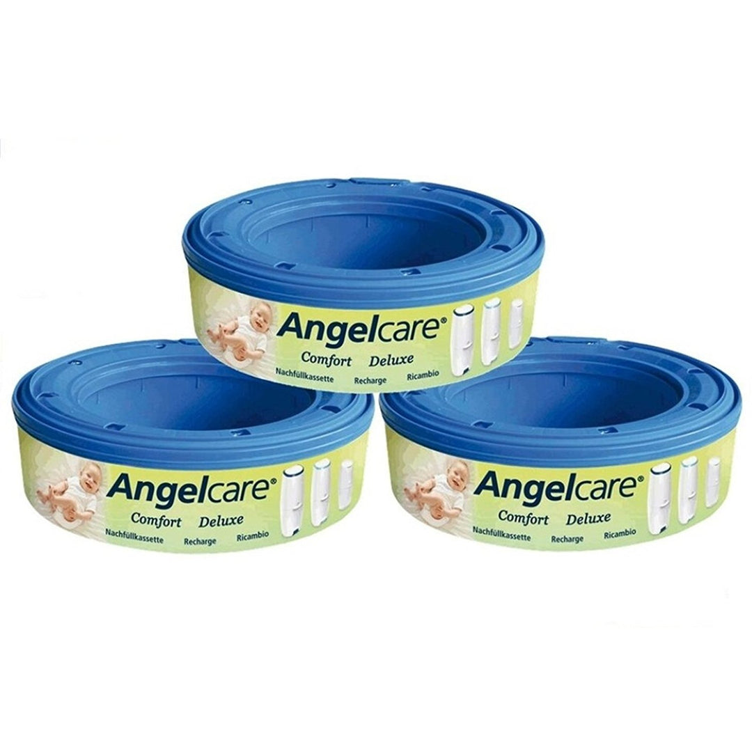 Angelcare 180400-3n 3 Nachfüllkassetten, blau 3 Stück (1er Pack), 3 Stück (1er Pack)