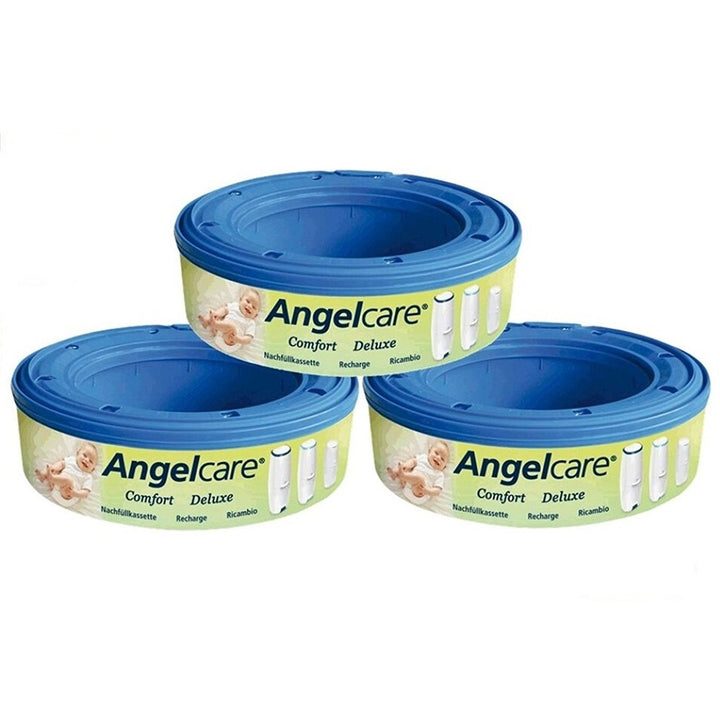 Angelcare 180400-3n 3 Nachfüllkassetten, blau 3 Stück (1er Pack), 3 Stück (1er Pack)