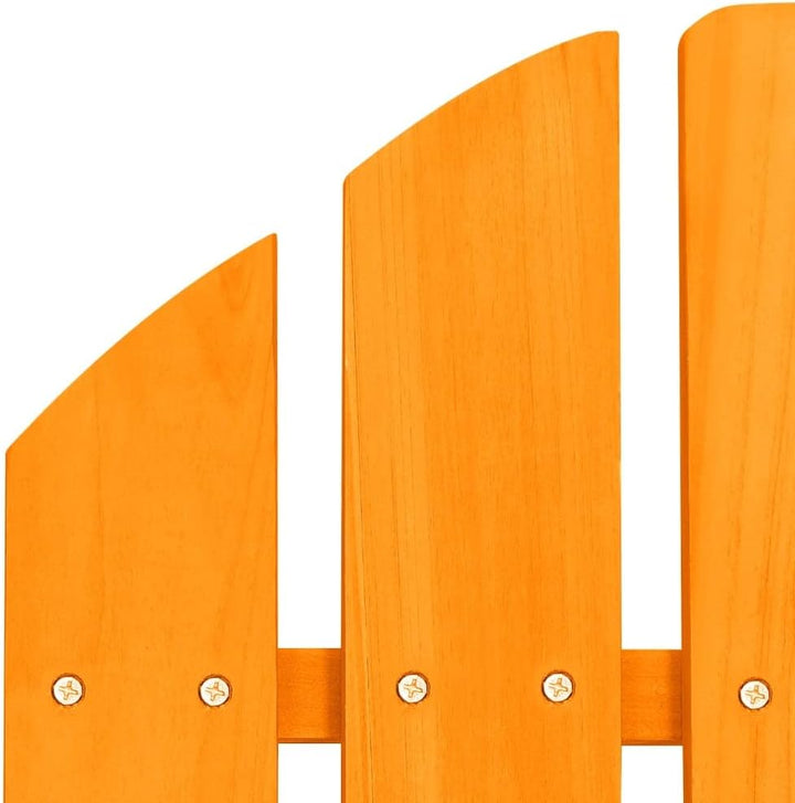 vidaXL Tannenholz Massiv Adirondack Gartenstuhl mit Fussstütze Liegestuhl Deckchair Gartenliege Gart