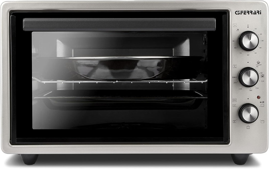 G3 Ferrari G10152 Rostò 37 Heissluftofen, 37 L, bis 300 °C, Doppelglas-Tür, Innenbeleuchtung, 1500 W