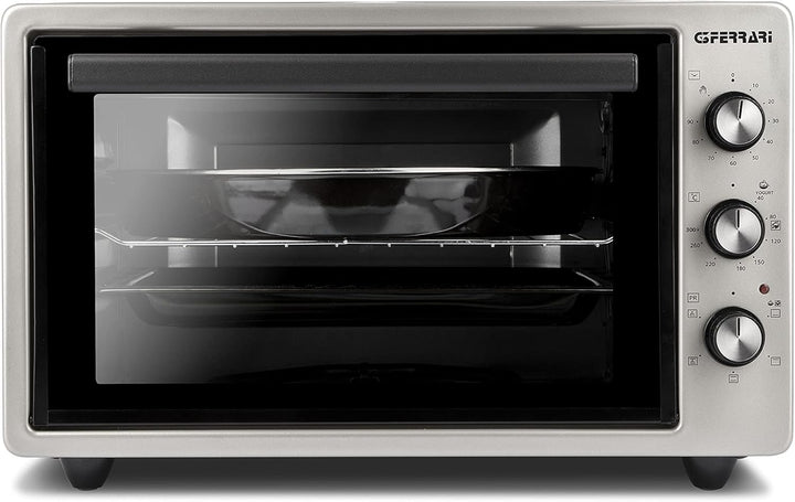 G3 Ferrari G10152 Rostò 37 Heissluftofen, 37 L, bis 300 °C, Doppelglas-Tür, Innenbeleuchtung, 1500 W