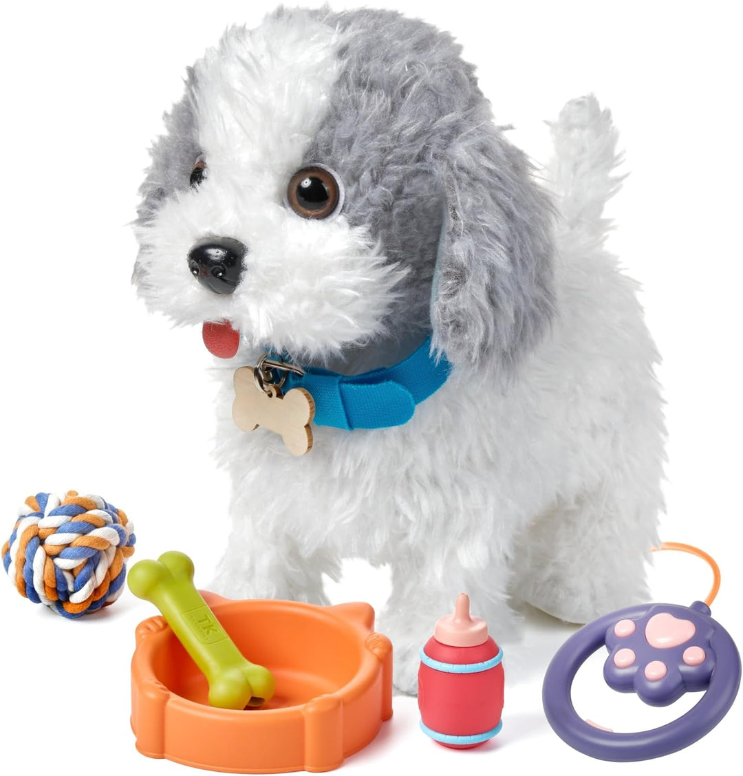 OR OR TU Hund Spielzeug Kinder Plüschwelpe Leckt Elektronische Haustiere mit Ferngesteuerter,Interak