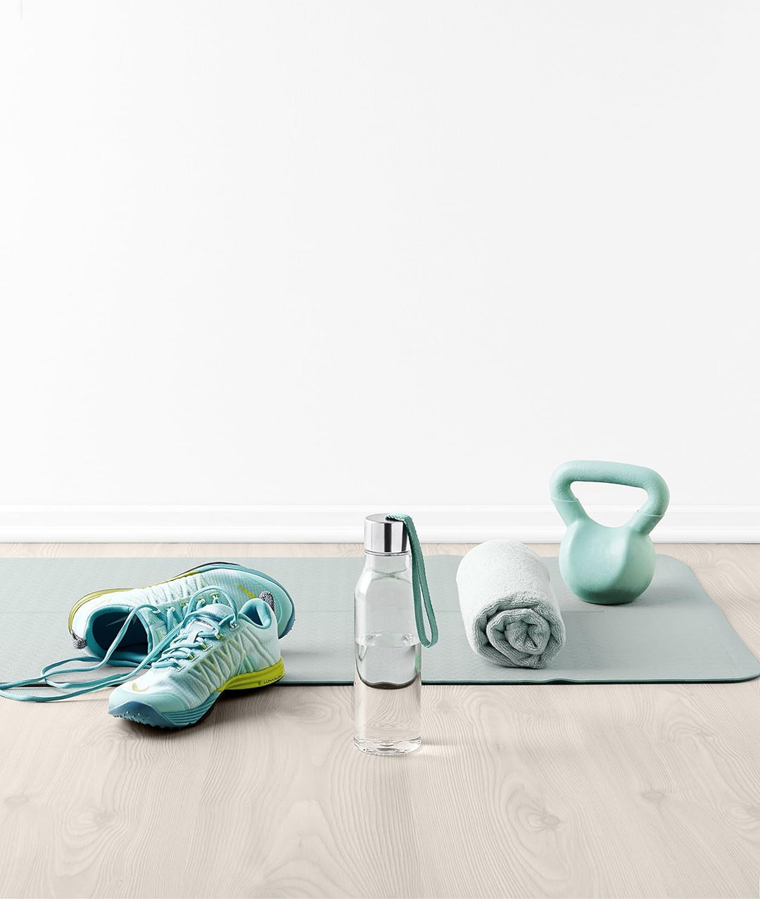 EVA SOLO | Trinkflasche 0,5l Marble grey | Aus schlagfestem, BPA-freiem Kunststoff | Marble Grau, Ma